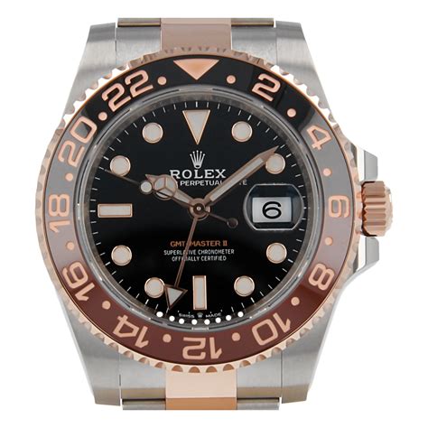 reloj rolex negro hombre negro y marron|Reloj Rolex GMT.